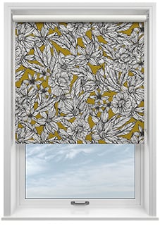 Ted Baker Vietnam, Gold - Roller Blind